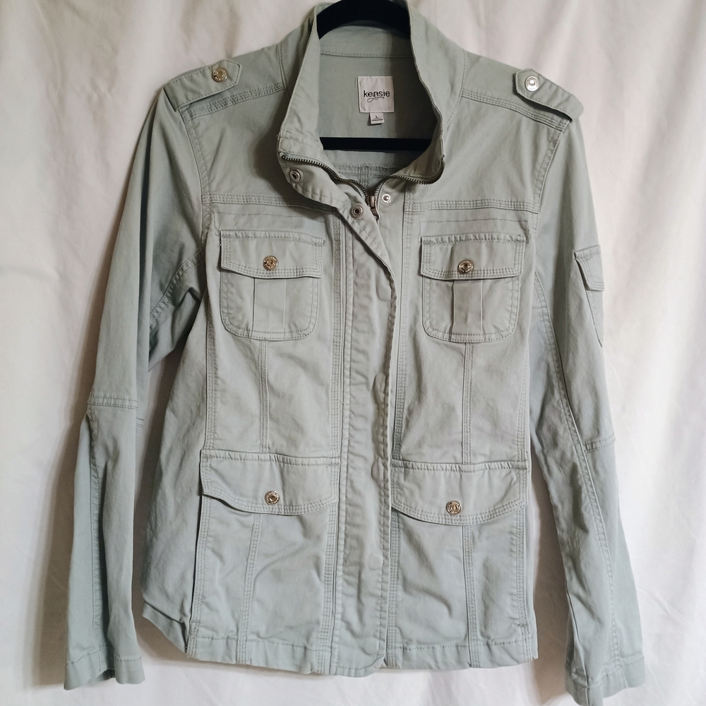 Kenzie Utility Jacket Light Blue